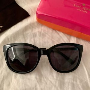 Kate Spade GAYLA Black Cateye Sunglasses